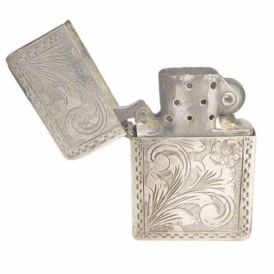 Zippo Lighter with Silver Cover