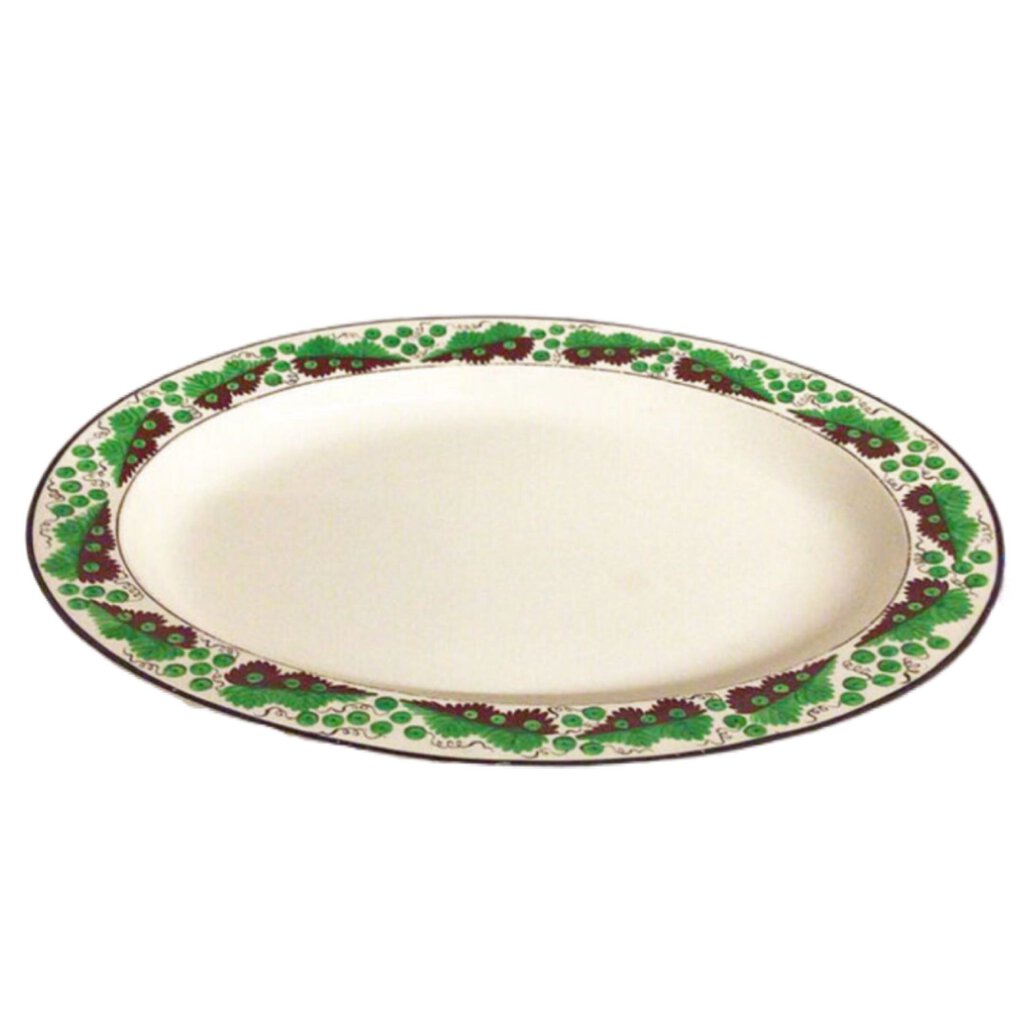 Large Spode Creamware Platter, ca. 1811