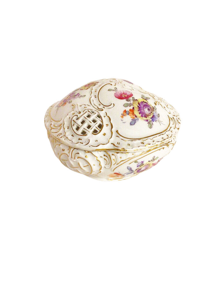Nymphenburg Reticulated Box, ca. 1895-1910