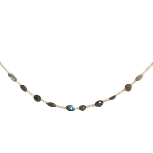 Labradorite and Gemstone Necklace