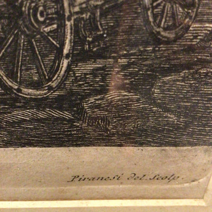 Piranesi Veduta Della Vasta Fontana di Trevi Etching First Paris Edition, circa 1751