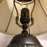 Art Nouveau Lamp with Caprine Features