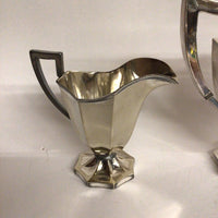3pc. Birmingham Art Deco Silverplated Tea Service