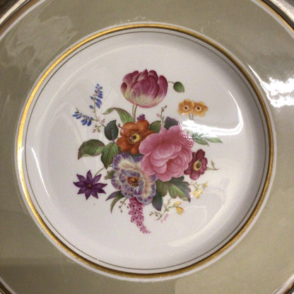 Spode & Shreve Porcelain & Sterling Charger