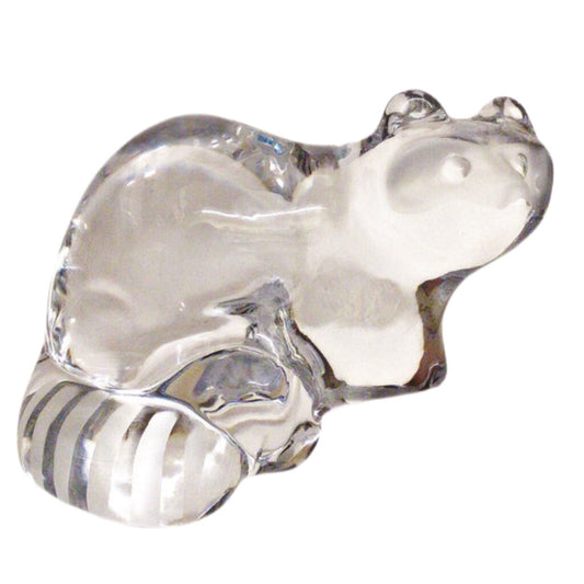 Daum French Crystal Raccoon