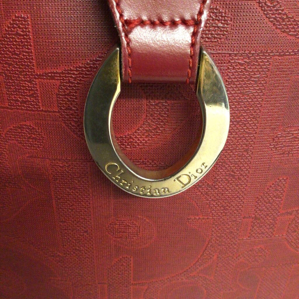 Christian Dior Red Shoulder Bag