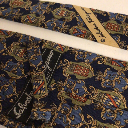 Salvatore Ferragamo Silk Necktie Crests