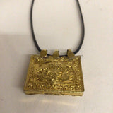 ~22Kt Gold Amulet Pendant on Cord