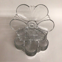 6 Glass Oyster Plates