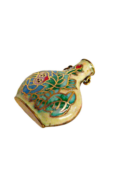 Enamel Cloisonné Vase Pendant