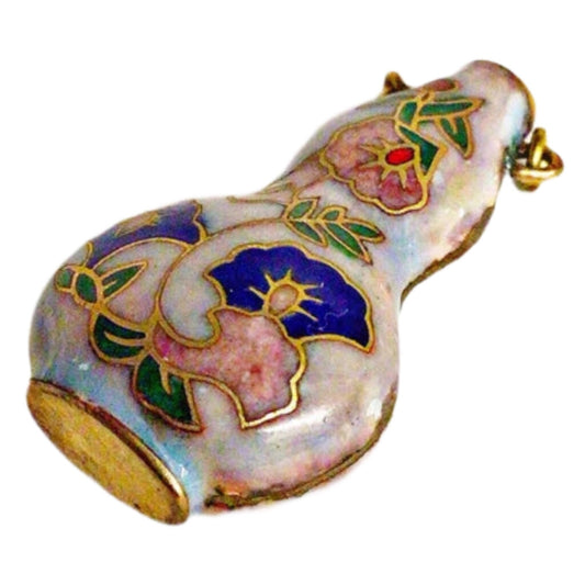 Enamel Cloisonné Vase Pendant