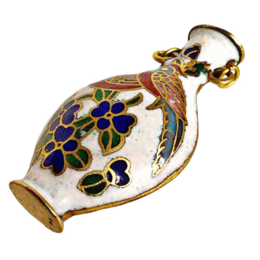 Enamel Cloisonné Vase Pendant