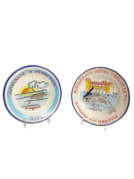 Pair of Buon Ricordo Specialty Plates