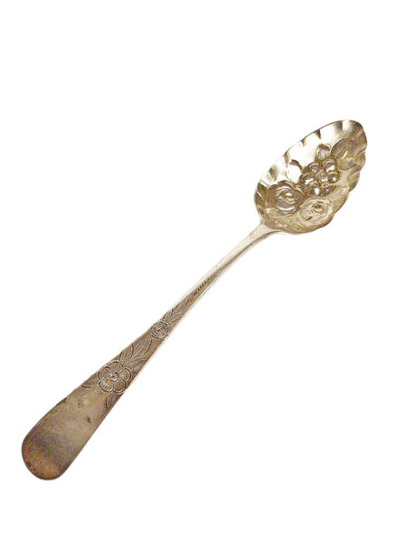George III Silver Repousse Spoon