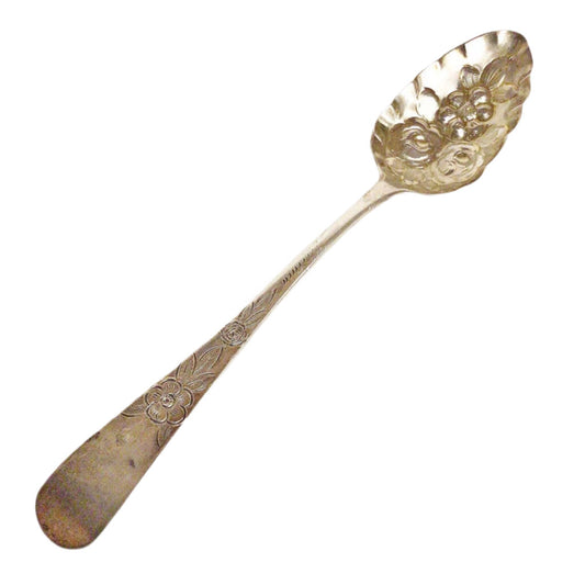 George III Silver Repousse Spoon