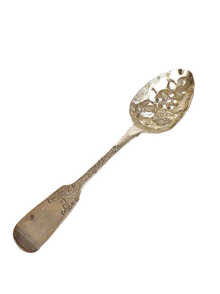 George IV Silver Repousse Spoon