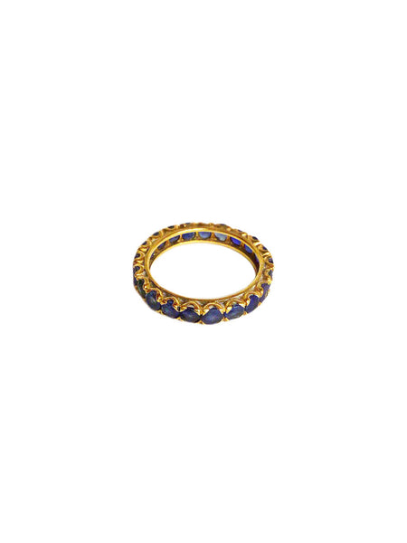 Sapphire Eternity Ring in 18Kt Gold