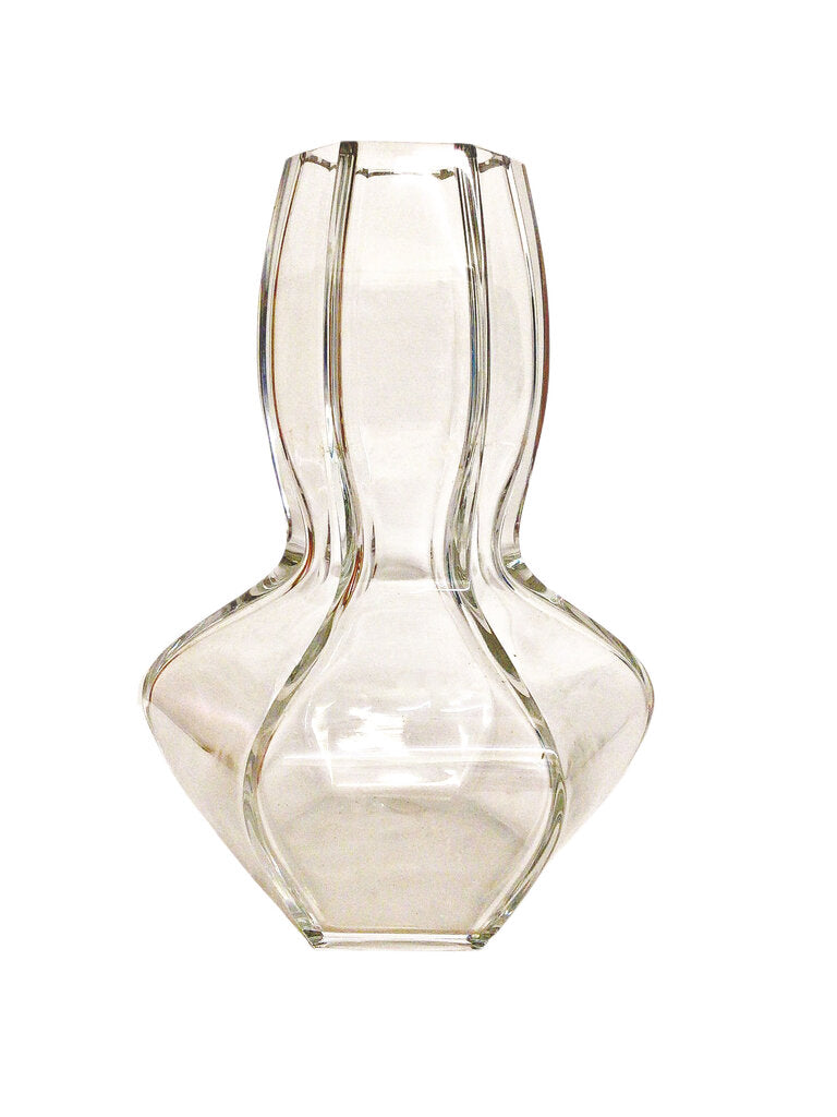 Baccarat Six Sided Waisted Vase