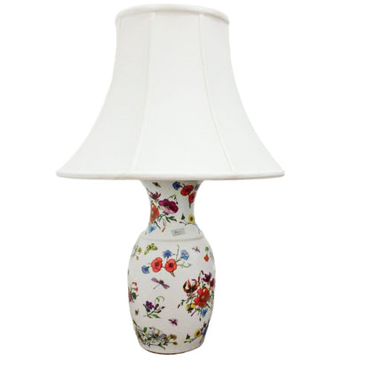 Gucci "Flora" Porcelain Lamp by Bernardaud Limoges, ca. 1980s