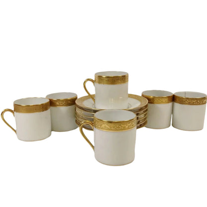 12pc. Raynaud & Cie "Ambassador" Demitasse Set