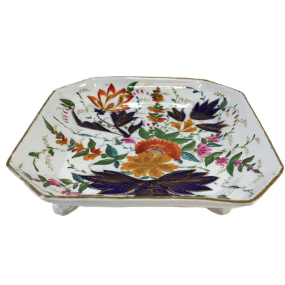 Coalport "Bow" Octagonal Footed Dish, ca. 1810