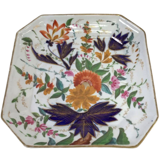 Coalport "Bow" Octagonal Footed Dish, ca. 1810