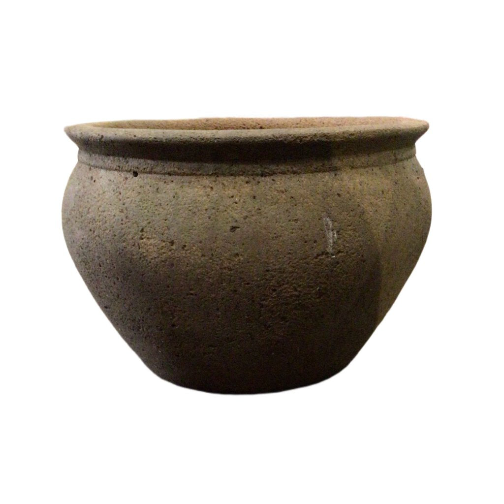 Large Concrete Archaeological-Style Urn Planter