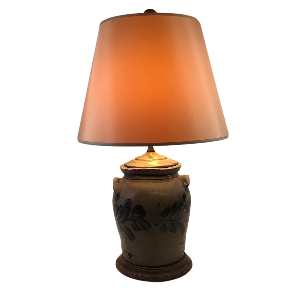 Vintage Crock Table Lamp