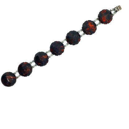 Henry Pope Mahogany Jasper Antique Panel Bracelet in Silver