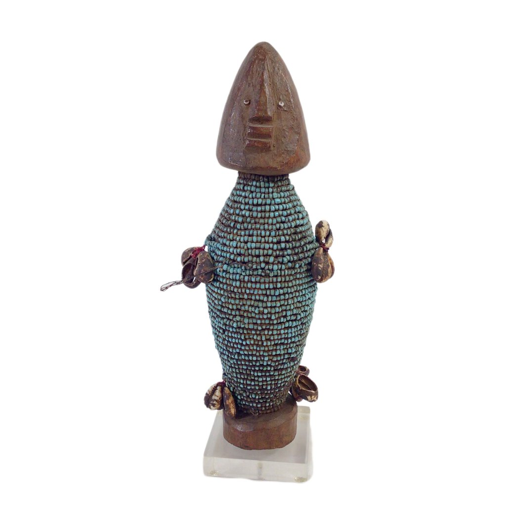 Beaded Namji Doll w/Cowrie Shells