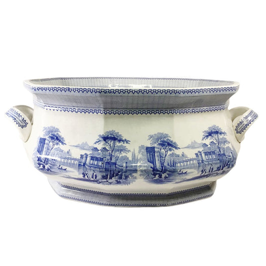 English Transferware Footbath, ca. 1844