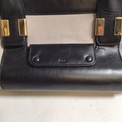 Black & Grey Chloe 2-Way Handbag