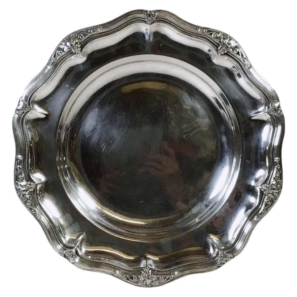 Antique French Silverplated Plate