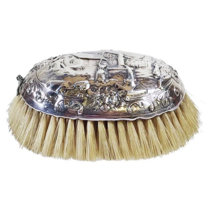 H. Hooijkaas Silver-Mounted Table Brush, 1911