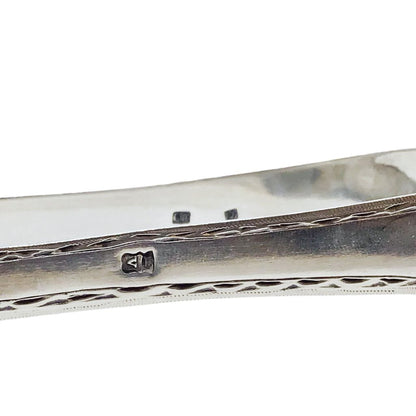 Dutch Silver Sugar Tongs, ca. 1807