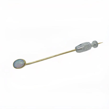 14Kt Gold (Tested) Opal Stick Pin