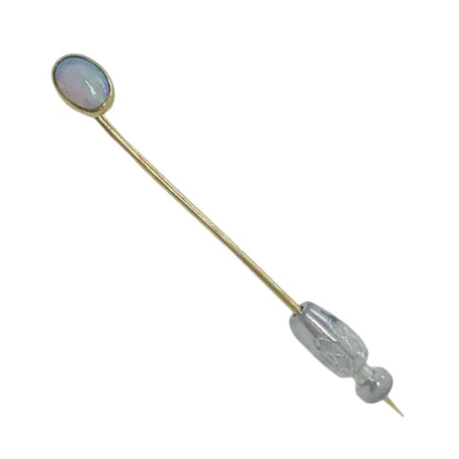 14Kt Gold (Tested) Opal Stick Pin