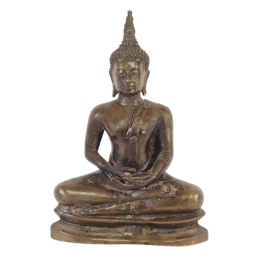 Bronze U-Thong Style Thai Buddha