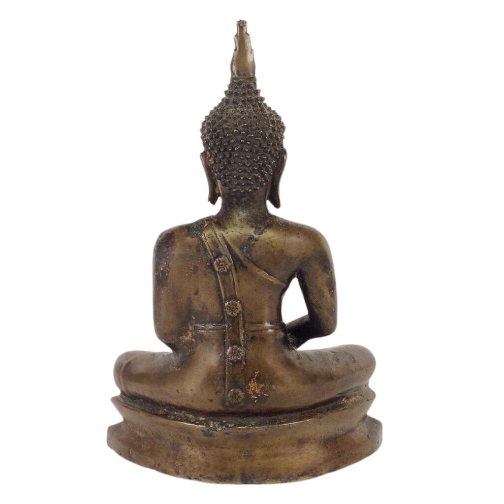 Bronze U-Thong Style Thai Buddha