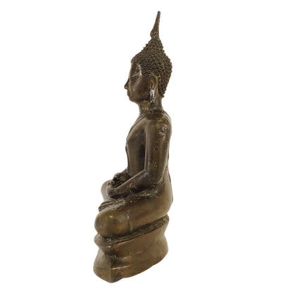 Bronze U-Thong Style Thai Buddha