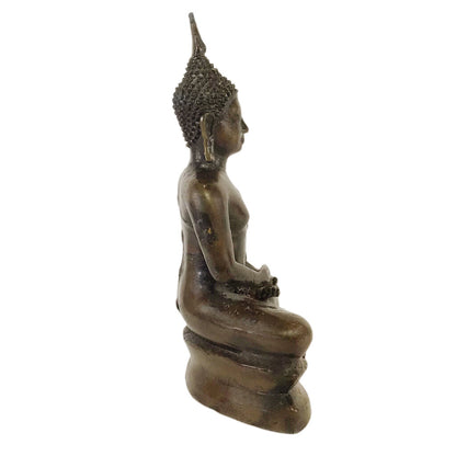 Bronze U-Thong Style Thai Buddha