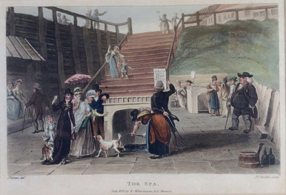 Stadler. The Spa. Aquatint. 1813