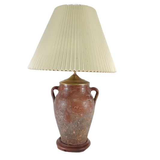 Rustic Earthenware Urn Lamp