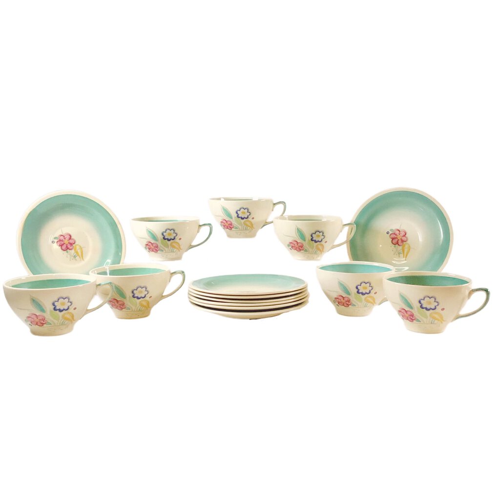 Susie Cooper Nosegay Tea Cup And Saucer