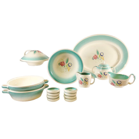 15 pc. Susie Cooper Nosegay Serving Dishes