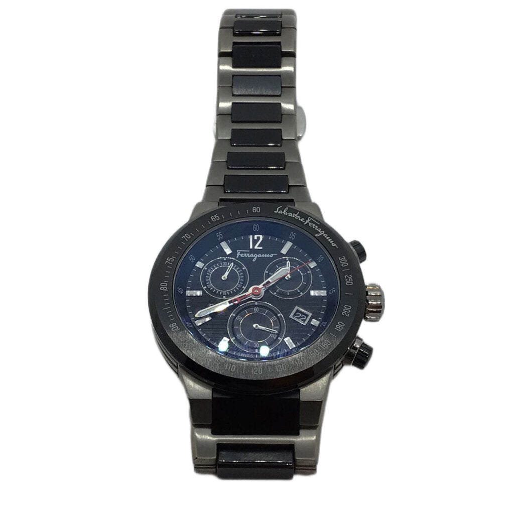 Salvatore Ferragamo Titanium Ceramic F-80 Men's Wristwatch