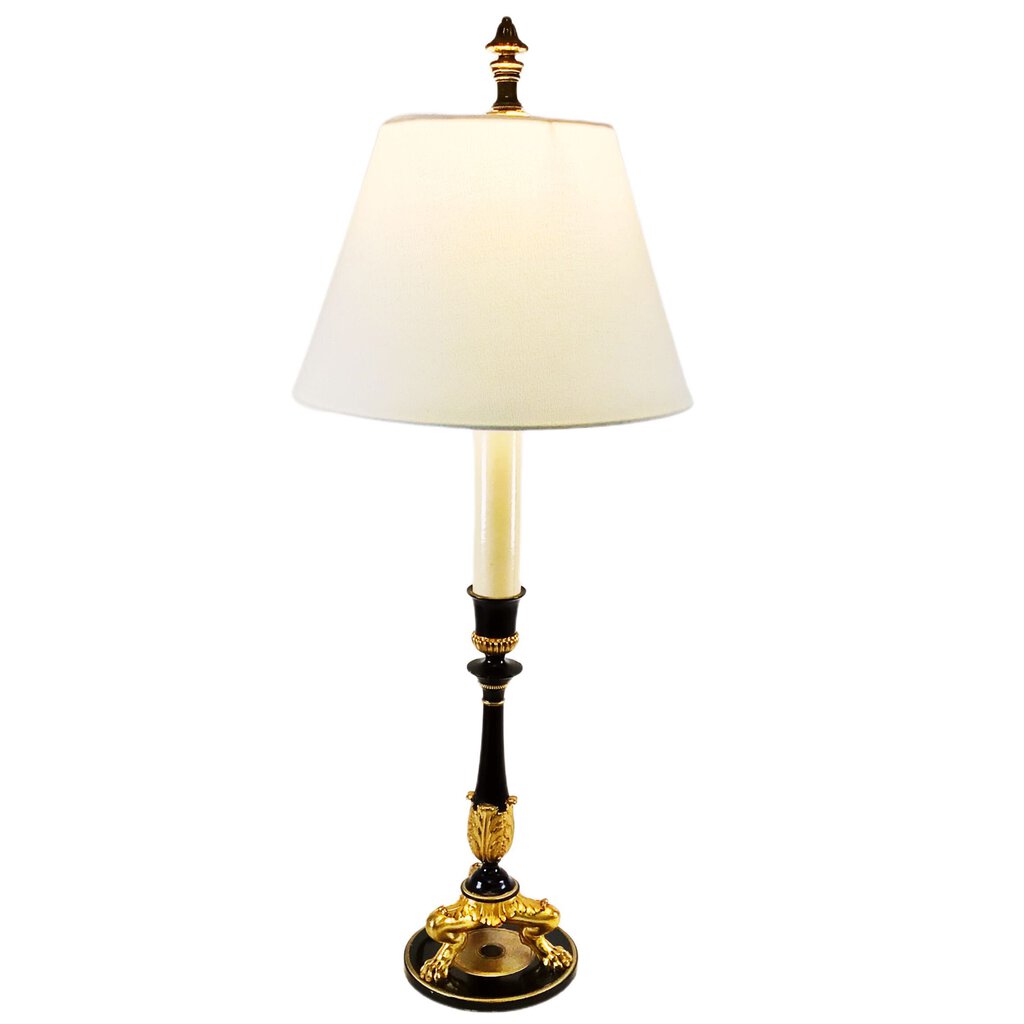 Brass Footed Table Lamp