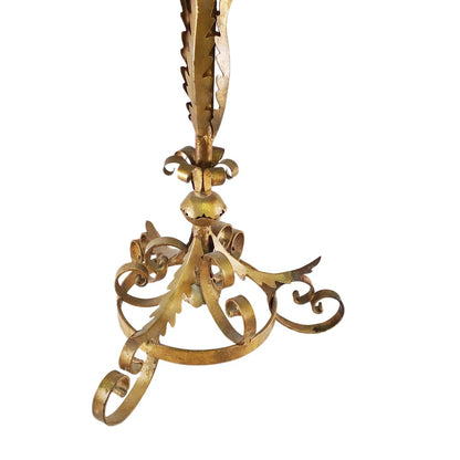 Gilt Metal 4-Light Candelabra