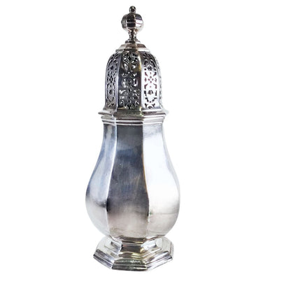 L.A. Crichton Britannia Silver Sugar Shaker, 1924