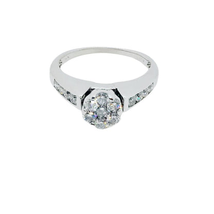 14Kt White Gold & Diamond Ring